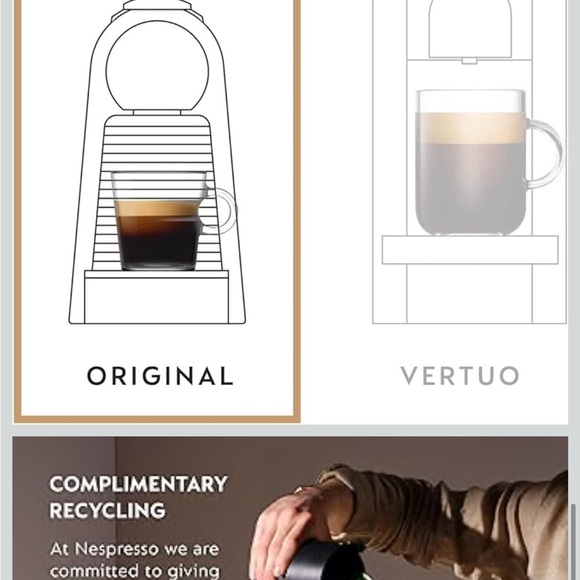 Nespresso Capsules Ristretto Intenso, Dark Roast Coffee, 50 Count Coffee Pods - Picture 7 of 10